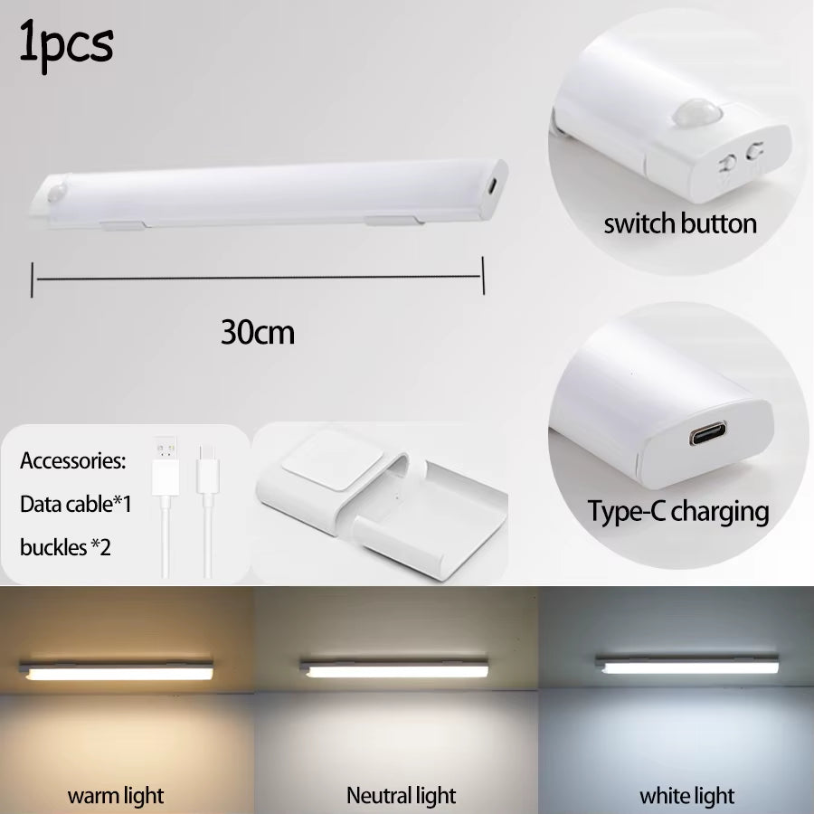 Motion Sensor Light Wireless Motion Sensor LED Night Light for Automotive Sensor Light Wardrobe Kitchen Stairs Cabinet Room Lamp