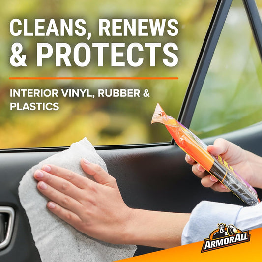 Interior Car Protectant Wipes with UV Protection, 60 Count