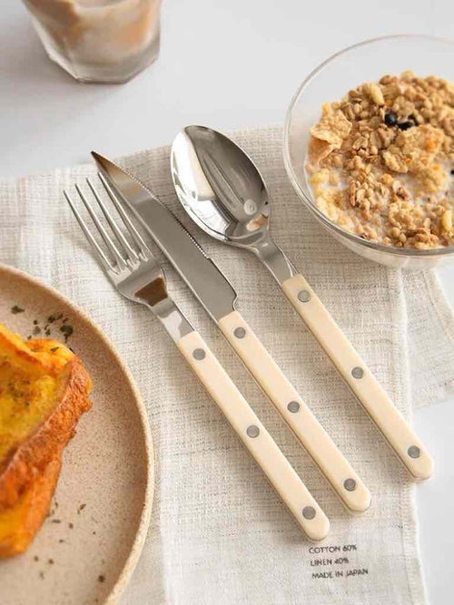 Nordic Bistrot Style 8-Piece Flatware Set – Elegant Cutlery for 2