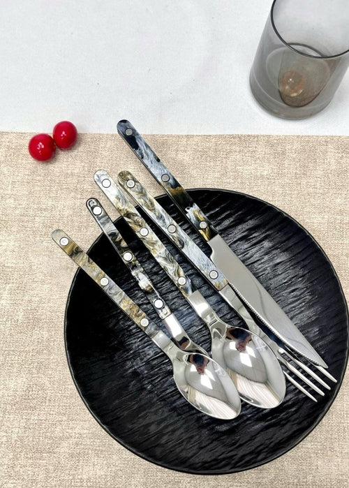 10-Piece Terra Bistrot Flatware Set – Modern Elegant Cutlery