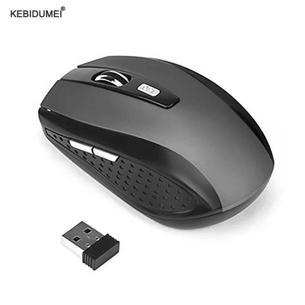 2.4G Slim Wireless Mouse – Silent, 1600 DPI, Mac & PC