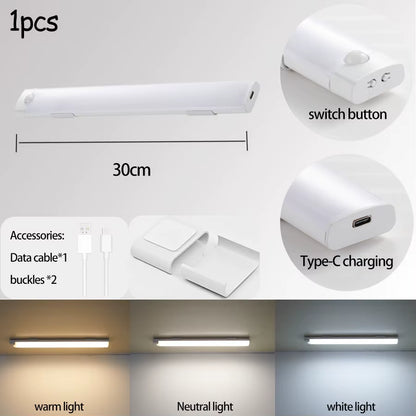 Motion Sensor Light Wireless Motion Sensor LED Night Light for Automotive Sensor Light Wardrobe Kitchen Stairs Cabinet Room Lamp