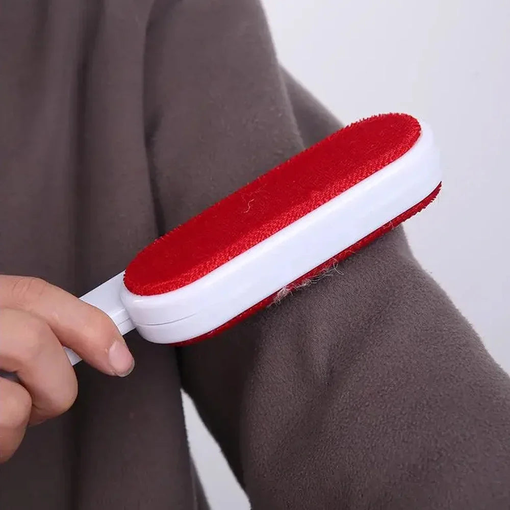 Self-Cleaning Pet Hair Lint Roller – Dual-Sided Brush