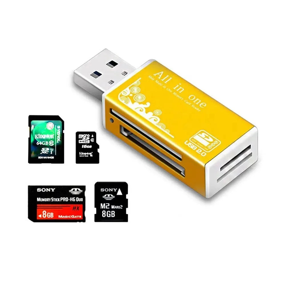 2-in-1 USB 3.0 Card Reader – MiniSD, TF & Flash Drive