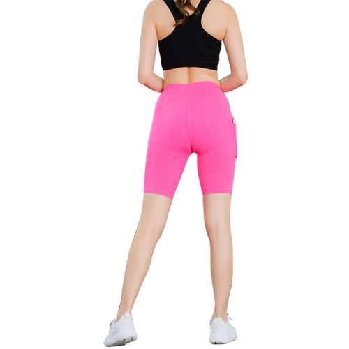 All-Season Yoga Shorts with Phone Pocket – Stretchable Activewear