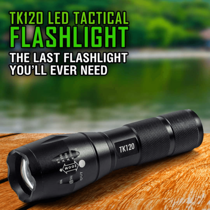 EcoGear FX TK120 LED Tactical Flashlight with Strobe – 2-Pack