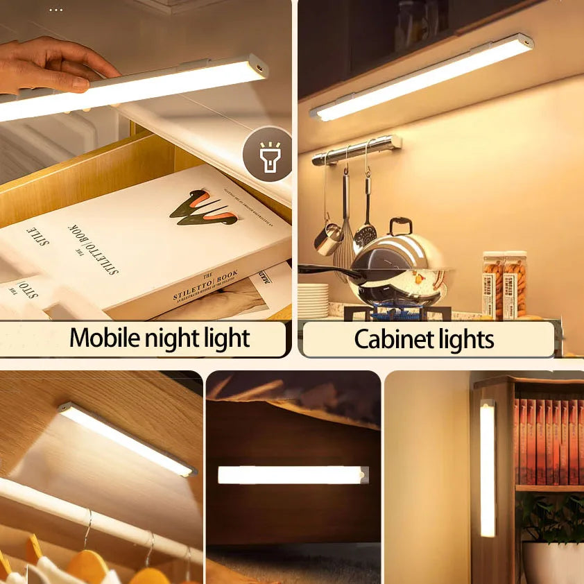 Motion Sensor Light Wireless Motion Sensor LED Night Light for Automotive Sensor Light Wardrobe Kitchen Stairs Cabinet Room Lamp