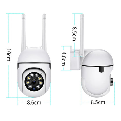 8MP WiFi PTZ Security Camera – 4X Zoom, Night Vision & Two-Way Audio