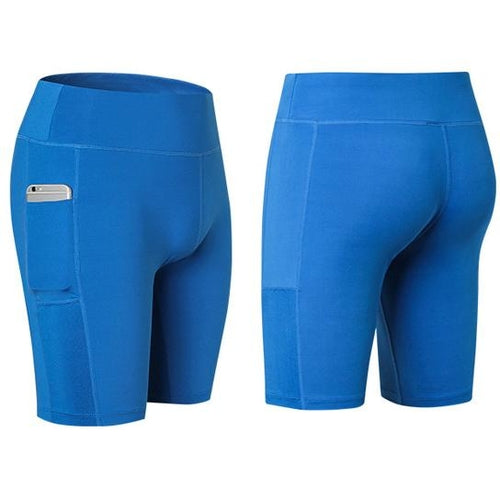 All-Season Yoga Shorts with Phone Pocket – Stretchable Activewear