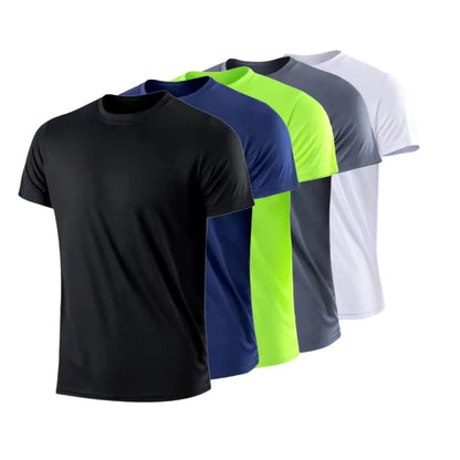 Men's Breathable Fast-Dry Fitness T-Shirt – Lightweight Gym Top
