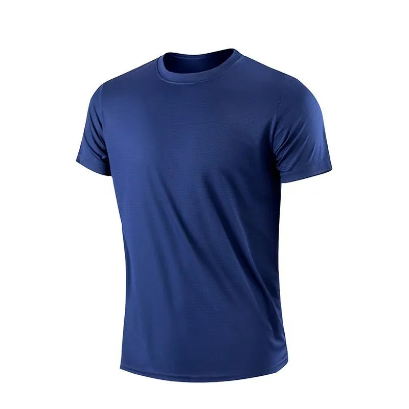 Men's Breathable Fast-Dry Fitness T-Shirt – Lightweight Gym Top