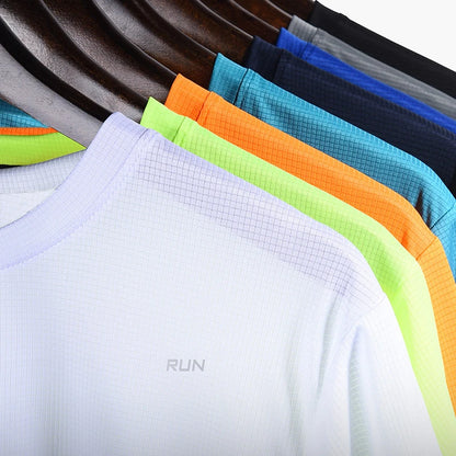 Men's Quick-Dry Gym & Running T-Shirt – Breathable Sport Top