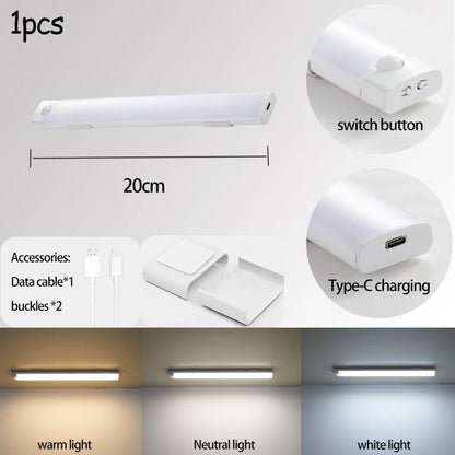 Motion Sensor Light Wireless Motion Sensor LED Night Light for Automotive Sensor Light Wardrobe Kitchen Stairs Cabinet Room Lamp