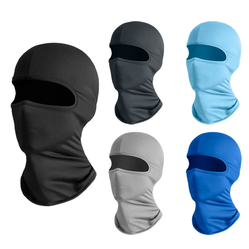 Breathable Ice Silk Sun Protection Face Mask – Unisex