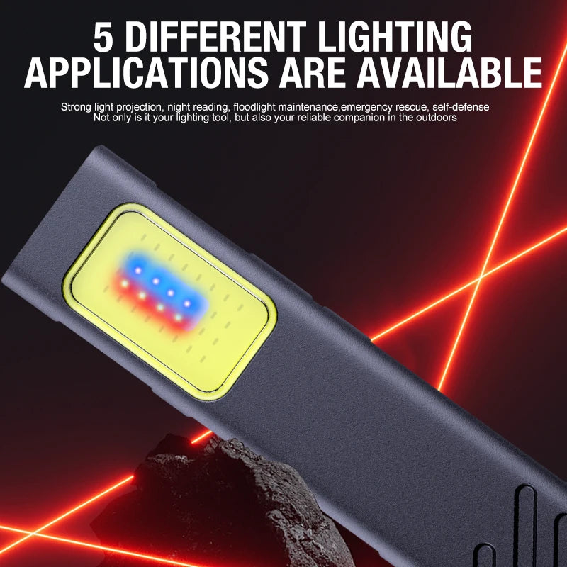 Mini Portable EDC Flashing Work Light – Emergency Safety Torch