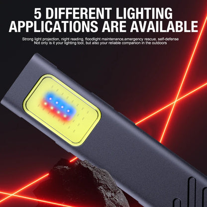 Mini Portable EDC Flashing Work Light – Emergency Safety Torch