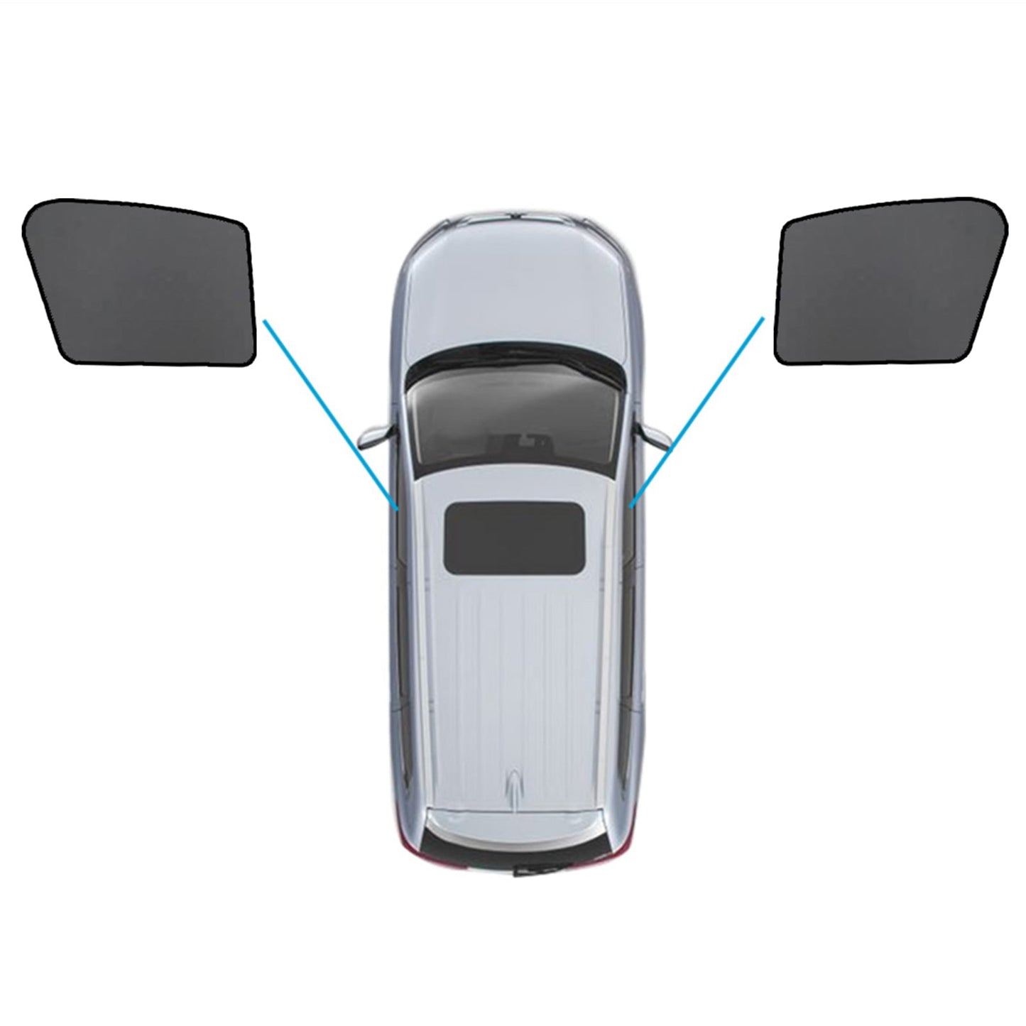 Car Window Sun Blind Suitable for Mercedes Benz GLA Class 2014-2019 Magnetic