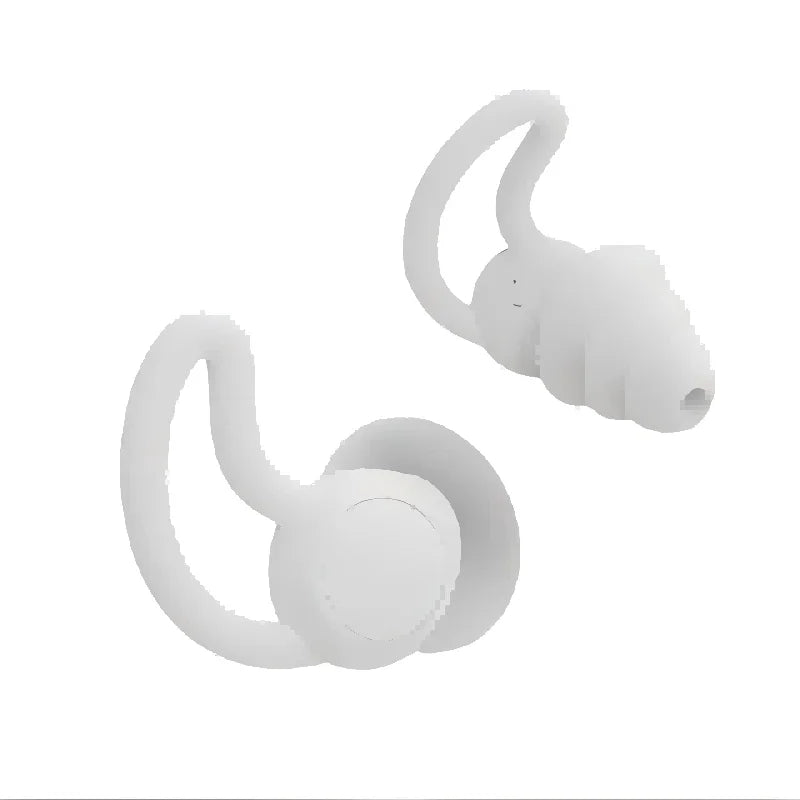Reusable Silicone Ear Plugs – 3-Layer Noise Cancelling Sleep Buds