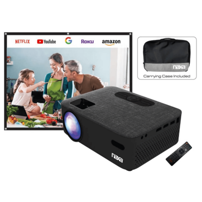 Naxa 150" Home Theater LCD Projector Combo – Refurbished