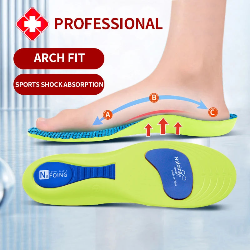 Orthopedic Arch Support Insoles – Shock-Absorbing for Men & Women