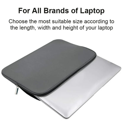 Laptop Sleeve Bag – Fits MacBook, Dell, Lenovo 13–15.6"