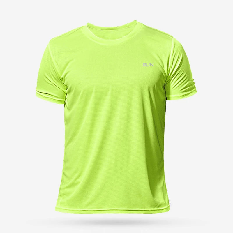 Men's Quick-Dry Gym & Running T-Shirt – Breathable Sport Top