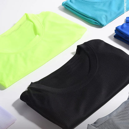Men's Quick-Dry Gym & Running T-Shirt – Breathable Sport Top