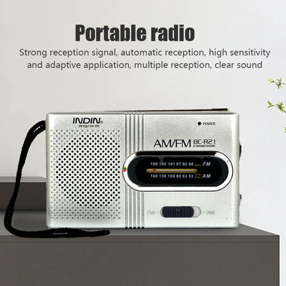 BC-R21 Mini AM/FM Portable Radio-2