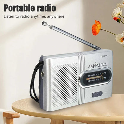 BC-R21 Mini AM/FM Portable Radio-3