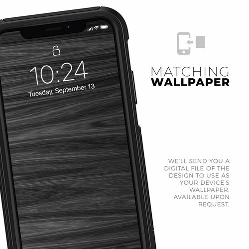 Dark Slate Wood iPhone OtterBox Case Skin Kit – Premium 3M Vinyl
