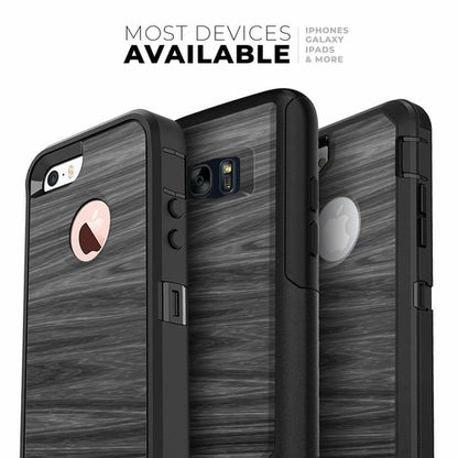 Dark Slate Wood iPhone OtterBox Case Skin Kit – Premium 3M Vinyl
