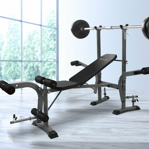 7-in-1 Adjustable Weight Bench – 200kg Capacity Home Gym Multi Station