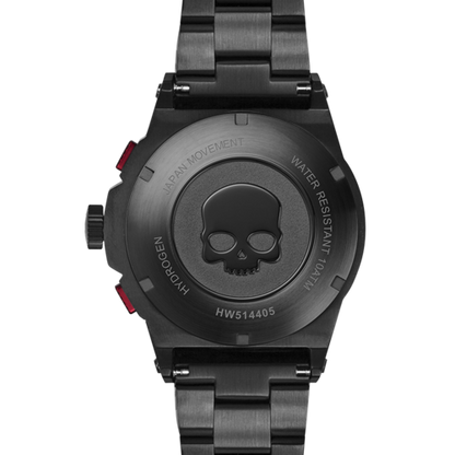 Otto Chrono All-Black Bracelet Watch – Bold Stainless Steel