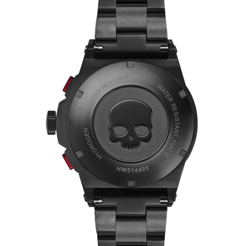 Otto Chrono All-Black Bracelet Watch – Bold Stainless Steel