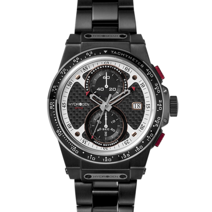 Otto Chrono All-Black Bracelet Watch – Bold Stainless Steel