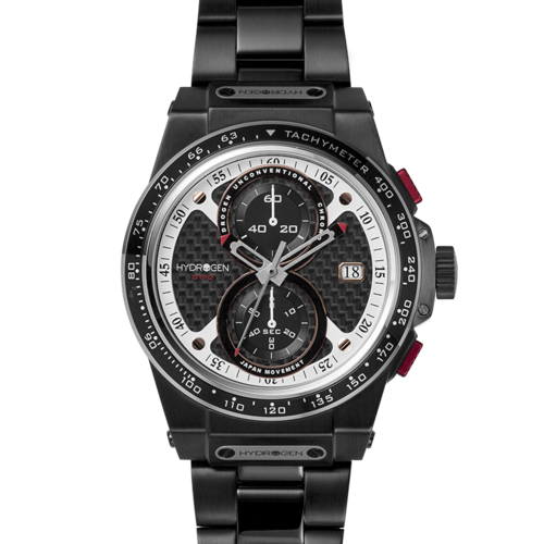 Otto Chrono All-Black Bracelet Watch – Bold Stainless Steel