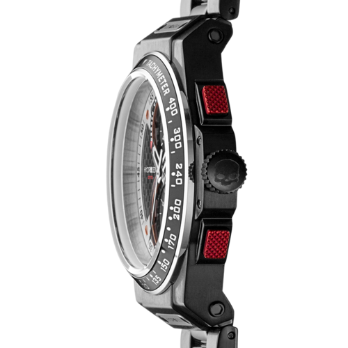 Otto Chrono All-Black Bracelet Watch – Bold Stainless Steel