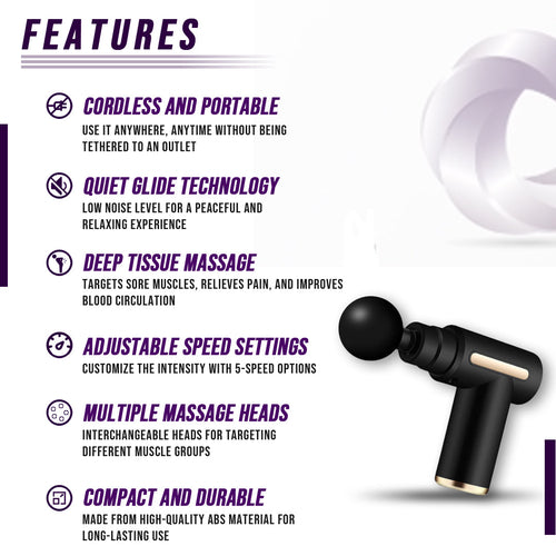 Muscle Massage Gun – Deep Tissue Percussion Massager