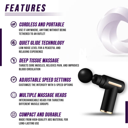 Muscle Massage Gun – Deep Tissue Percussion Massager