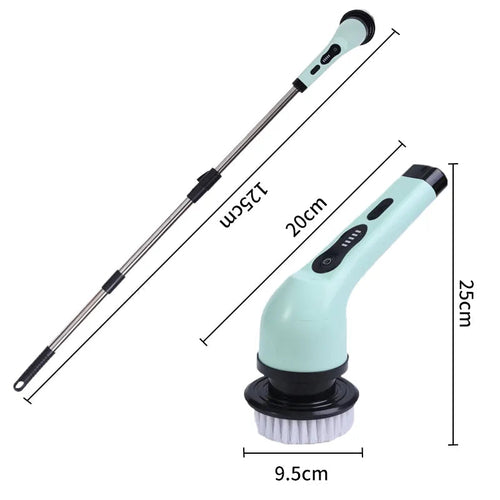 Wireless Electric Cleaning Brush – Multifunctional Bathroom & Window Scrubber