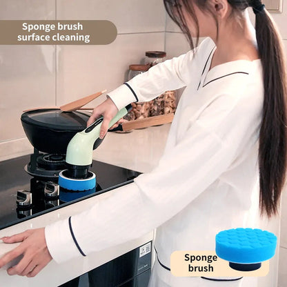 Wireless Electric Cleaning Brush – Multifunctional Bathroom & Window Scrubber
