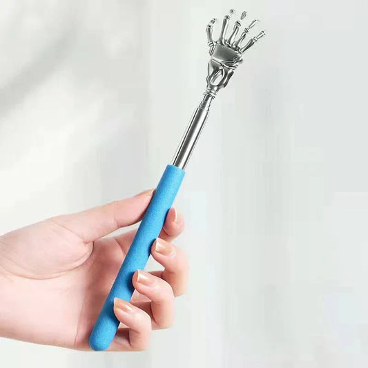 Telescopic Back Scratcher – Extendable Stainless Steel Claw for Itch Relief & Massage