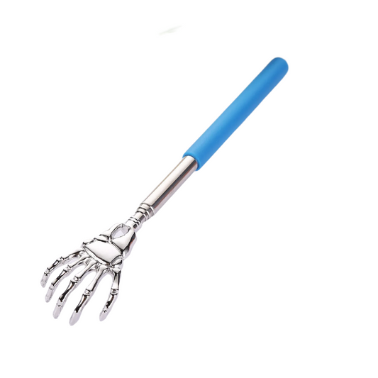 Telescopic Back Scratcher – Extendable Stainless Steel Claw for Itch Relief & Massage