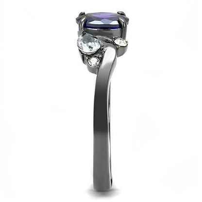 IP Light Black Stainless Steel Ring – AAA Grade (TK3169)