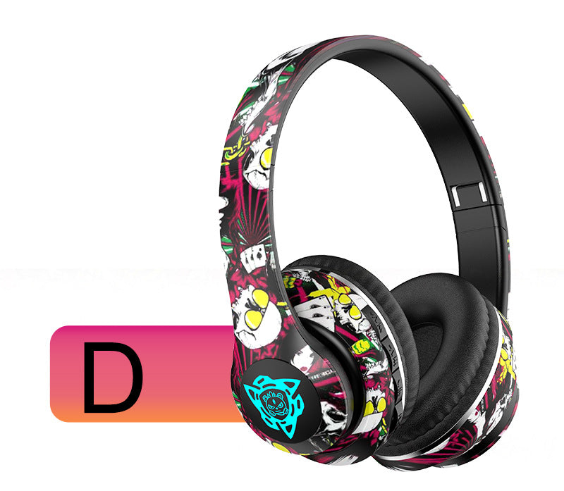 NNEDSZ Wireless Bluetooth Headphones - Stylish Over-Ear Design with Long Battery Life, Hi-Fi Sound, and Universal Compatibility (colour D)-0