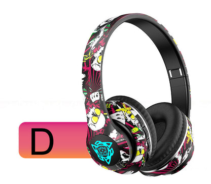 NNEDSZ Wireless Bluetooth Headphones - Stylish Over-Ear Design with Long Battery Life, Hi-Fi Sound, and Universal Compatibility (colour D)-0