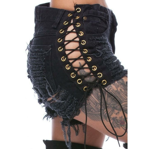 Women's Bandage Cotton Shorts – Trendy Summer Fashion