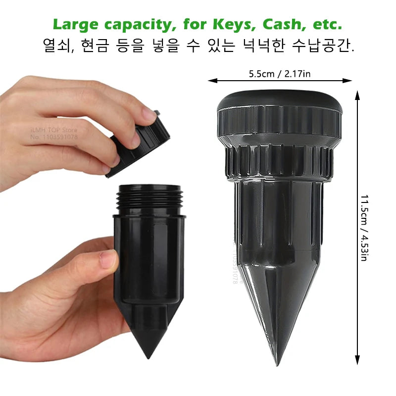 Realistic Garden Key Hider – Watering Can Spare Key Safe