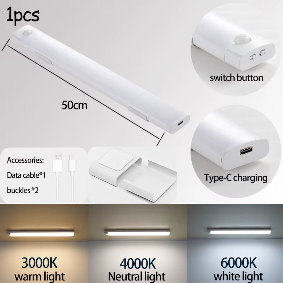 Motion Sensor Light Wireless Motion Sensor LED Night Light for Automotive Sensor Light Wardrobe Kitchen Stairs Cabinet Room Lamp