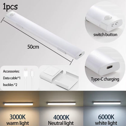 Motion Sensor Light Wireless Motion Sensor LED Night Light for Automotive Sensor Light Wardrobe Kitchen Stairs Cabinet Room Lamp
